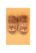 Powder Kids Fox Mittens (Slate) AW23
